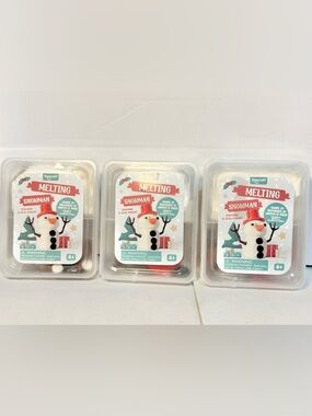 Melting Snowman Putty Slime Kit: Reusable Winter Stocking Stuffer keycraft (3)